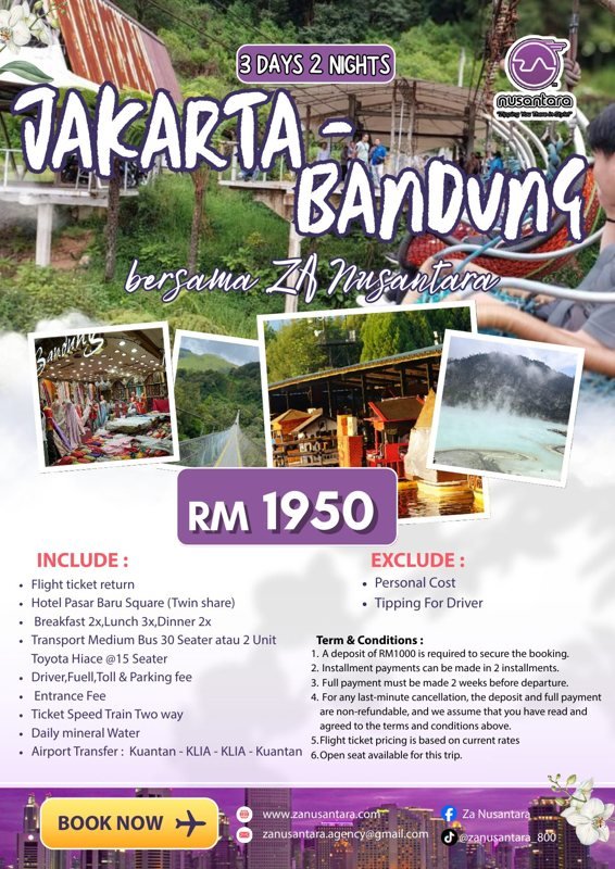 Jakarta and Bandung travel package